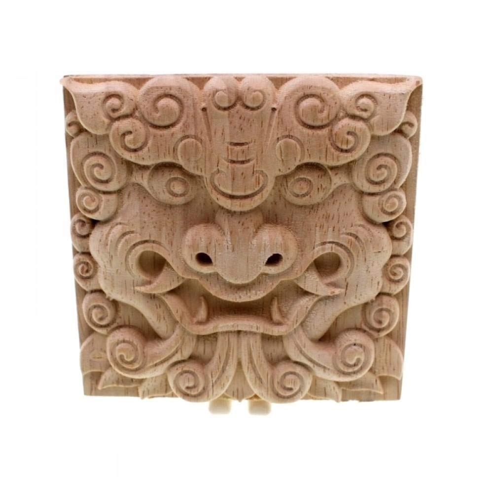 Amazon.co.jp: EYCFSJ 木材彫刻アップリケ家具装飾 1個ヴィンテージ無